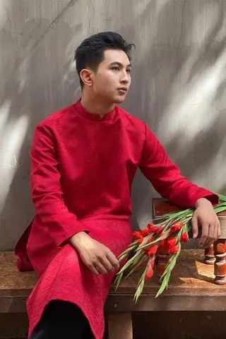 Áo dài cách tân nam