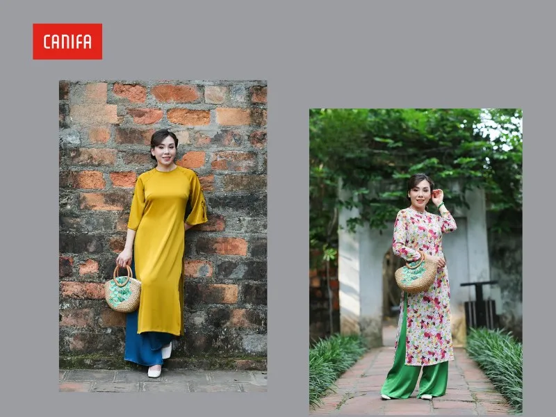 Áo dài cách tân độc đáo của Ly Nguyễn