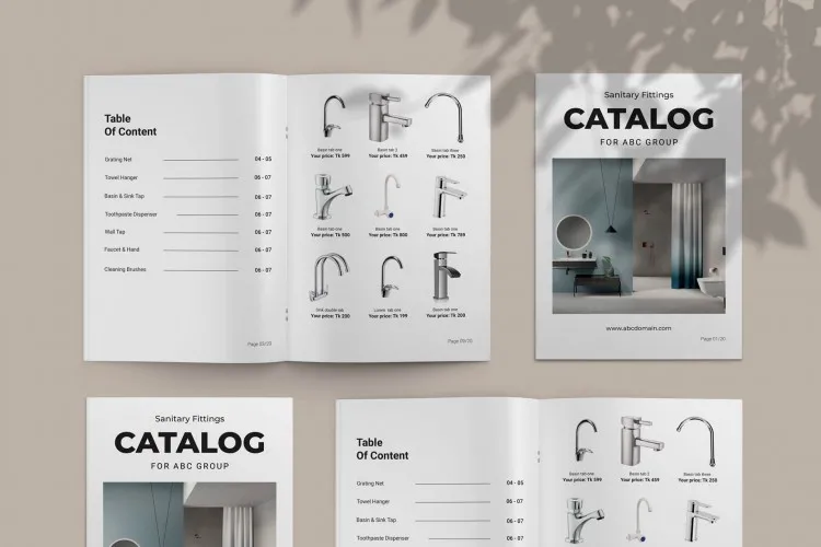 Catalogue sản phẩm - ấn phẩm truyền thông chi tiết