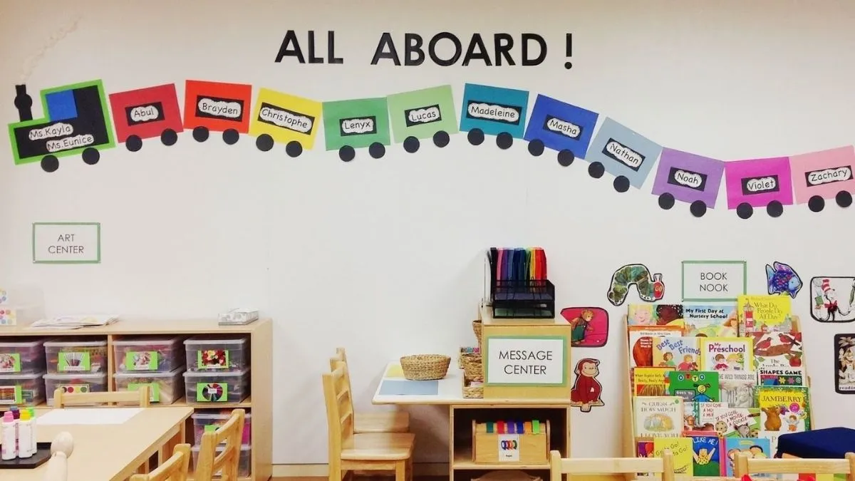 Trang trí lớp học hạnh phúc tiểu học với hình ảnh đáng yêu