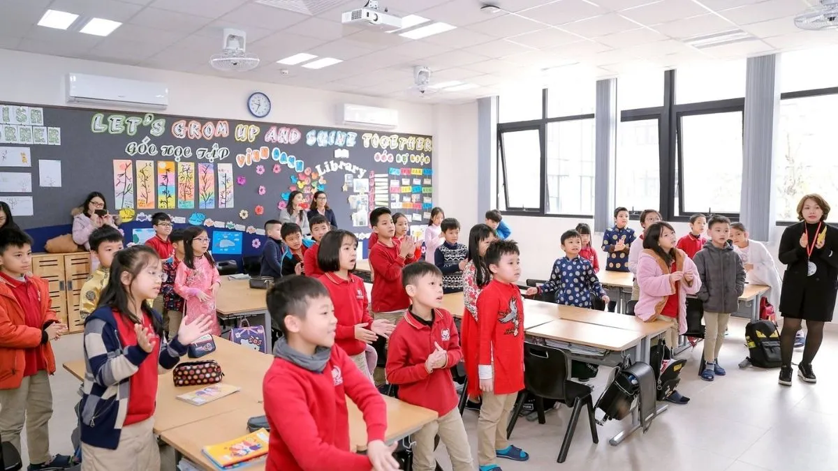 Trang trí lớp học hạnh phúc ở tiểu học tạo sự gắn kết
