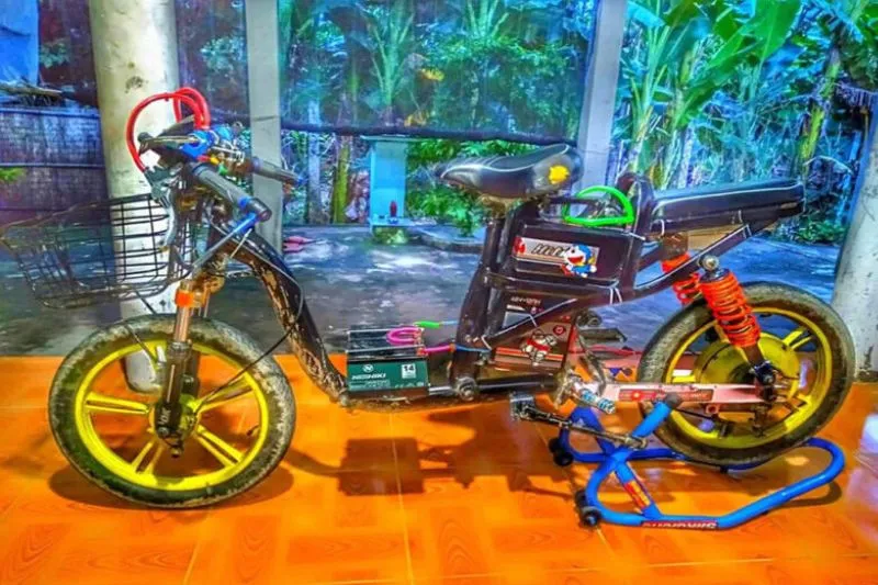 Hình ảnh xe máy độ cấp độ 2 với sự lột xác rõ rệt