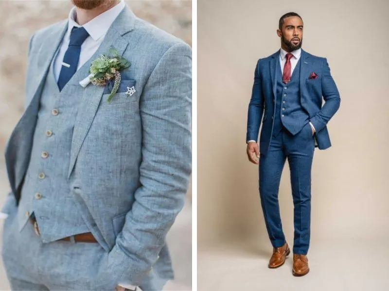 Phụ kiện phù hợp với áo vest chú rể