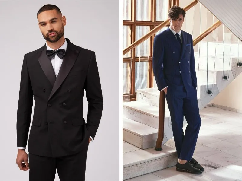 Mẫu suit chú rể 6 nút cổ điển